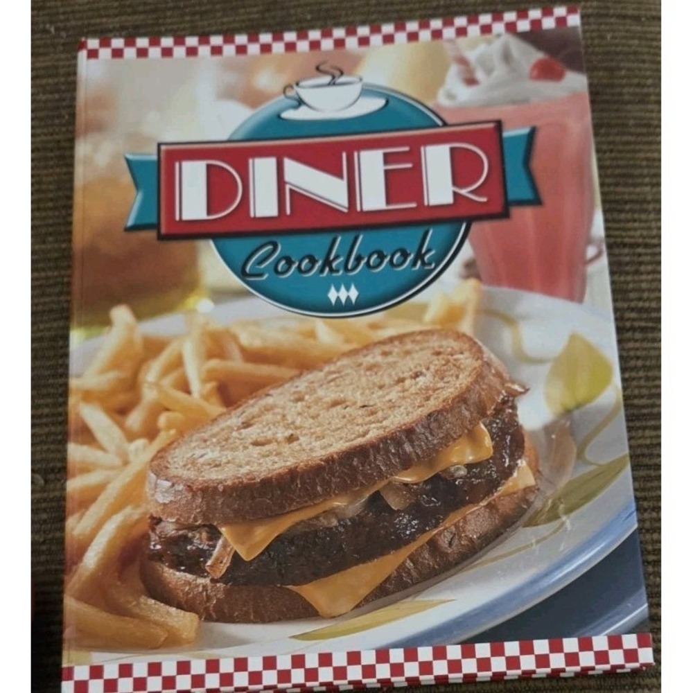 DINER COOKBOOK Breakfast, Burgers and More Recipes NEW